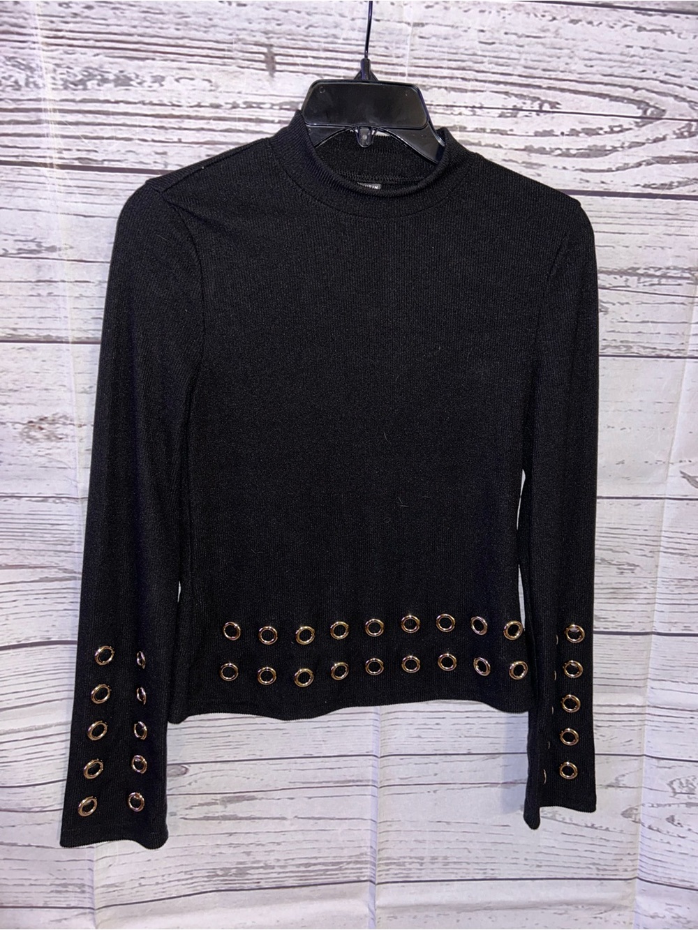💙Black Ribbed Top